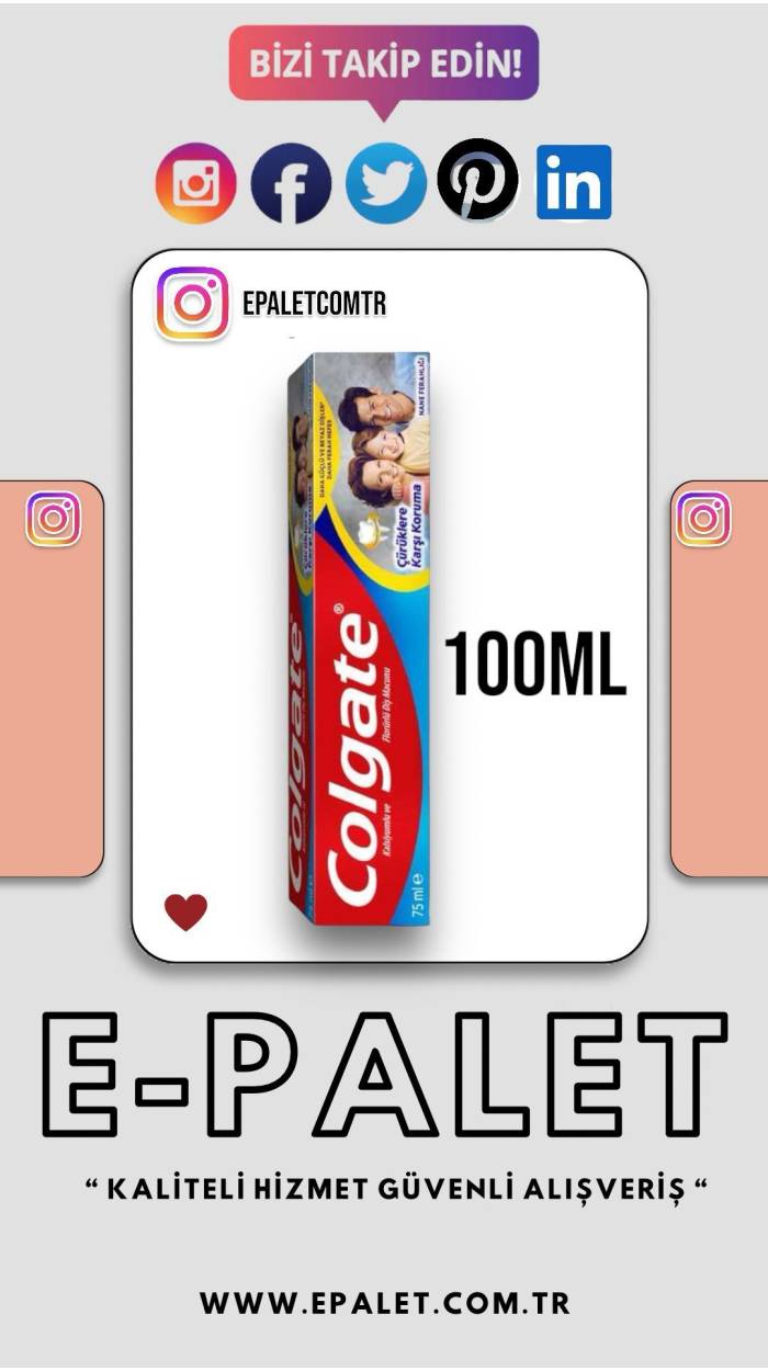 COLGATE 100 ML DİŞ MACUNU