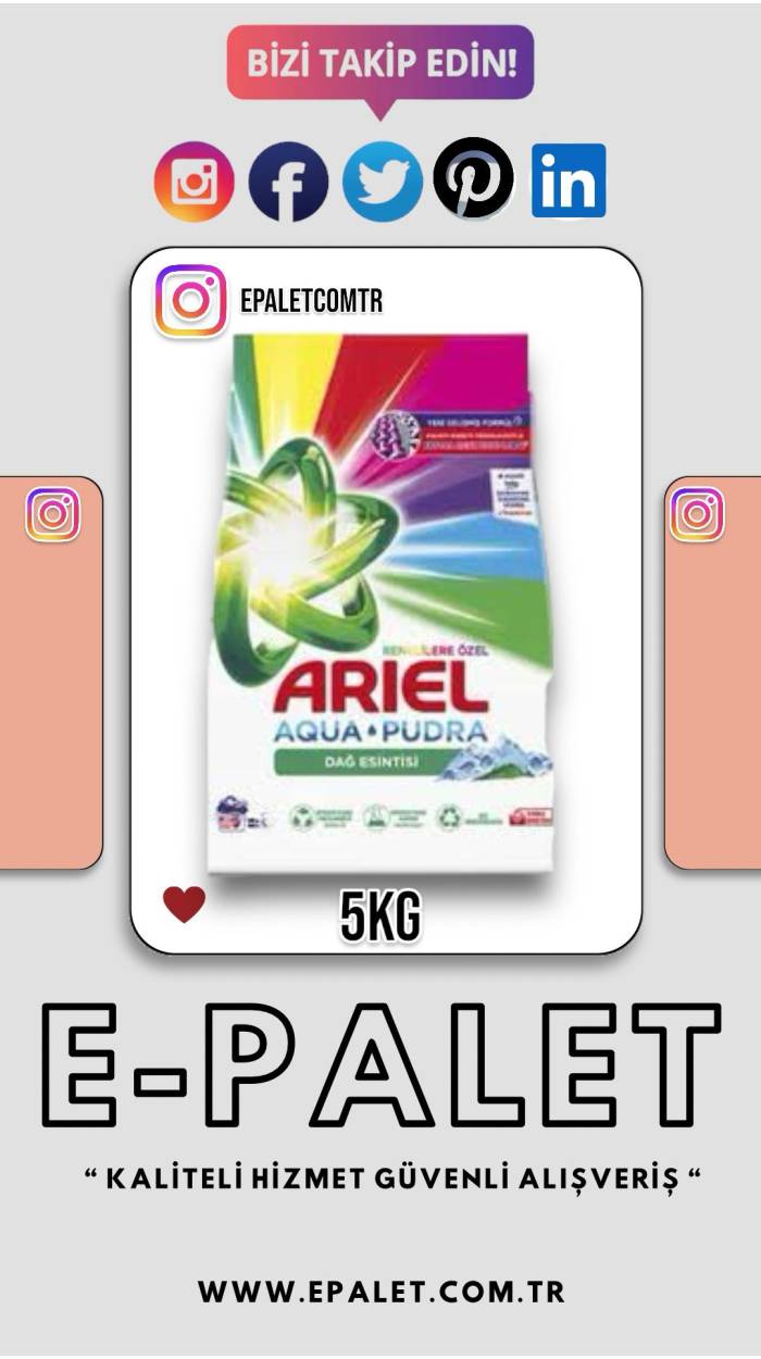 ARİEL 5 KG RENKLİ&BEYAZ